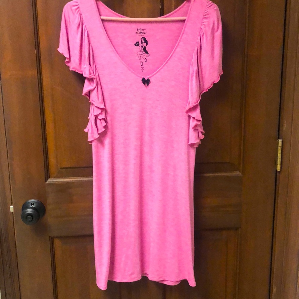 Betsey Johnson Pink Nightgown NWOT
